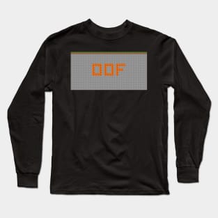 OOF Lava Letters in Stone Blocks - Wide Long Sleeve T-Shirt